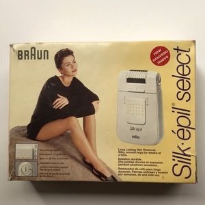 Hair removal system. Easy to use.BROWN Silk Epil